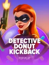 detective donut kickback slot logo